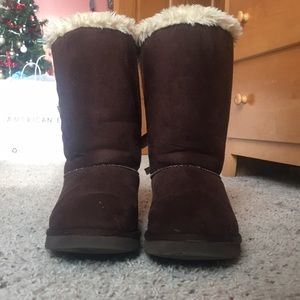 Brown Bailey Bow UGGS